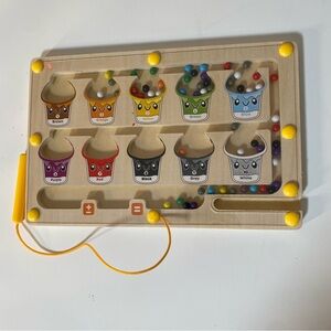 Colorful Magnetic Maze Learning Toy